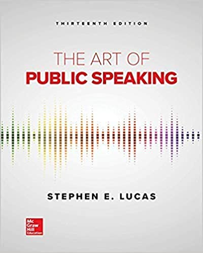The Art of Public Speaking (13th Edition) [2019] - Original PDF